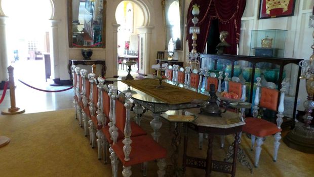 Mewahnya ruang di Istana Siak ini (Wahyu/detikTravel)
