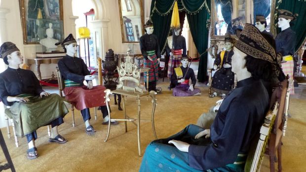 Ruang adat istana, tempat para pemuka adat berdialog (Wahyu/detikTravel)