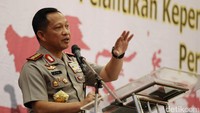 Kapolri Jenderal Tito Karnavian saat memberi keynote speech di depan para aktifis Pro Demokrasi. 