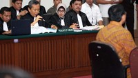 Ahok didakwa dengan Pasal 156 a huruf a dan/atau Pasal 156 KUHP. Pool/Faizalfanani.