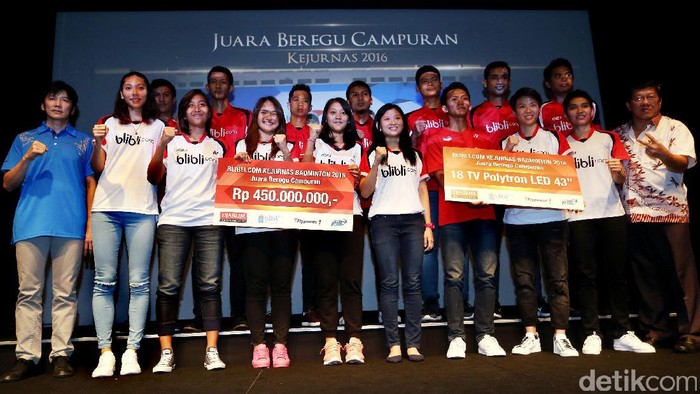 Bonus Djarum Foundation untuk Pemain Prestasi 2016: Bonus TV sd. Rp 25 Juta