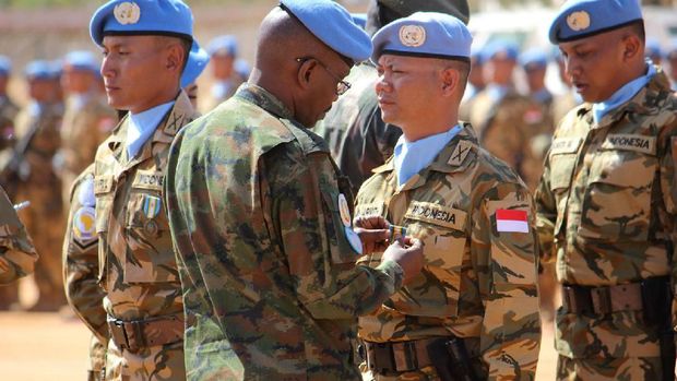 PBB Beri Medali Kehormatan Untuk Pasukan Perdamaian TNI di Darfur