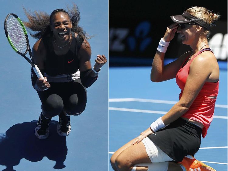 Bahagianya Serena dan Mirjana Lucic-Baroni