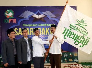 Ikatan Alumni PTIQ dan Nusantara Mengaji Gelar Safari Dakwah