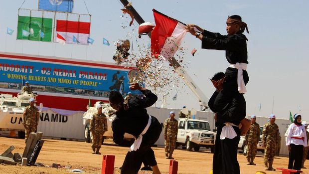 PBB Beri Medali Kehormatan Untuk Pasukan Perdamaian TNI di Darfur