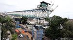 Bangun Stasiun H Nawi, Jalan Fatmawati Ditutup