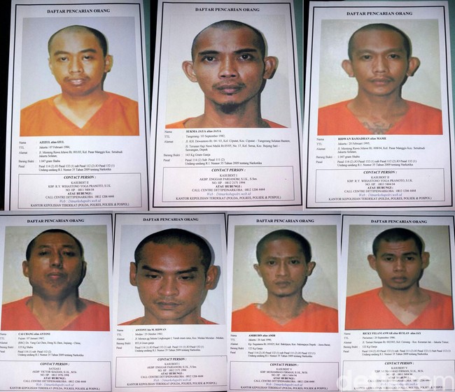 Akhir Pelarian 7 Tahanan Penjebol Tembok Bareskrim