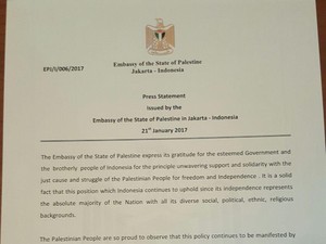 Kedubes Palestina Sesalkan Bendera Negaranya Jadi Atribut Demo