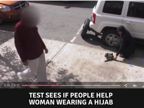 Ini Perbedaan Reaksi Pria di Inggris Saat Wanita Berhijab Butuh Bantuan