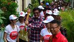 Djarot Bersih-bersih Bareng Gadis Ahok