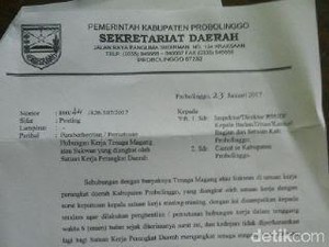 Pemkab Probolinggo akan PHK Ribuan Tenaga Magang