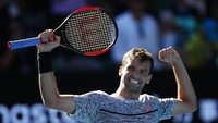 Gladiator semifinal Australia Terbuka 2017 berikutnya adalah petenis asal Bulgaria Grigor Dimitrov. Clive Brunskill/Getty Images.