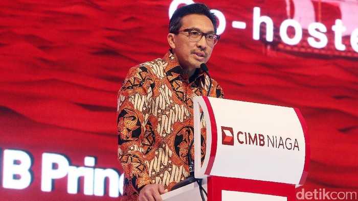 CIMB Niaga dan Kamar Dagang dan Industri (Kadin) Indonesia menggelar CIMB Niaga Economic Forum 2017 di Jakarta, Kamis (26/1). Menteri Keuangan Sri Mulyani menghadiri acara tersebut.