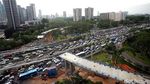 Pembangunan Simpang Susun Semanggi Capai 50%