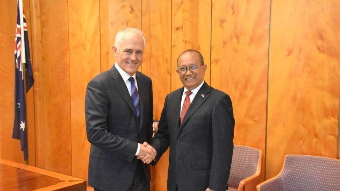 PM Malcolm Turnbull Puji Prestasi Dubes Nadjib Riphat Kesoema