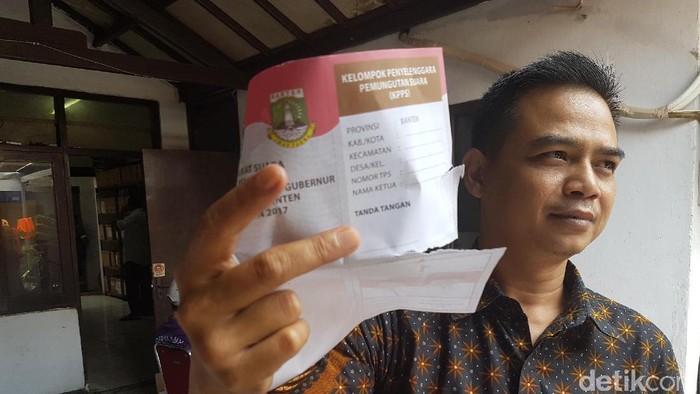 Ribuan Surat Suara di KPU Kabupaten Serang Rusak