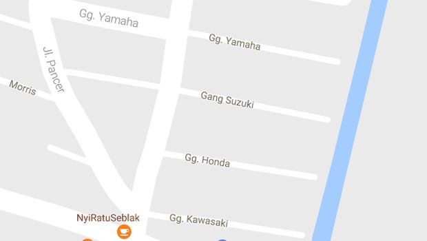 Gang merek motor (Maps.google.com)