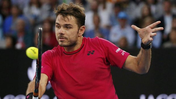 Federer Lolos ke Final Usai Duel Lima Set Lawan Wawrinka