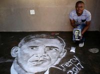 Seniman Afrika Selatan Ubah Garam Jadi Karya Potret Tokoh Terkenal