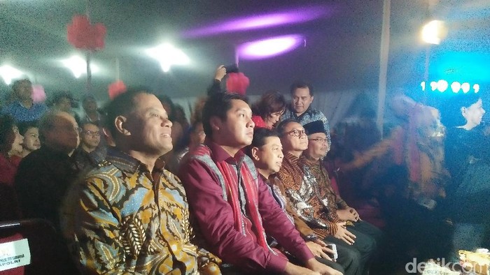 Ketua DPR dan MPR Hadiri Perayaan Natal di Kompleks Parlemen