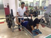 Sandiaga olahraga jelang debat kedua / 