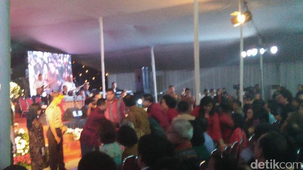 Ketua DPR dan MPR Hadiri Perayaan Natal di Kompleks Parlemen