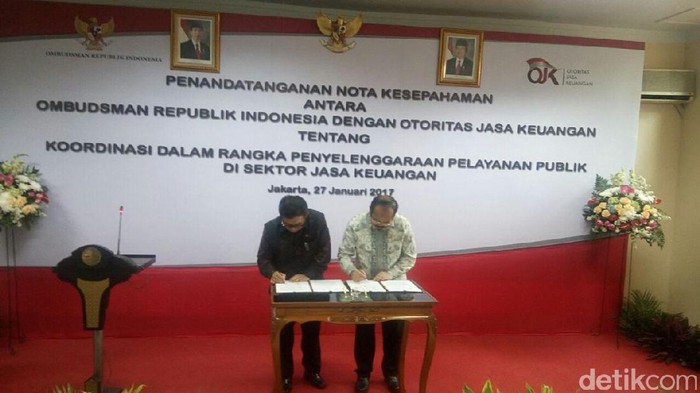 OJK Gandeng Ombudsman Tingkatkan Pelayanan Publik di Sektor Keuangan