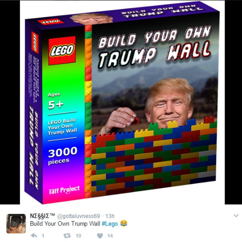 Ketika Tembok Trump Jadi Meme Kocak