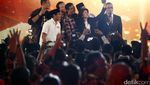 Tiga Cagub DKI Kompak Wefie Bareng Tina Talisa