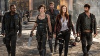 Hal tersebut terlihat selama enam film yang telah dirilis dengan beberapa kali penambahan pemain menemani tokoh Alice. (Dok. SONY PICTURES ENTERTAINMENT INC.)