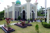 Makam Sultan Syarif Kasim II beserta keluarganya (Wahyu/detikTravel)