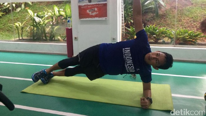 Hadapi Debat Kedua, Sandiaga Olahraga untuk Siapkan Fisik