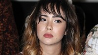Penampilan Pamela saat ditemui di Grand Indonesia, Jakarta Pusat pada Kamis (26/1/2017) malam. Hanif Hawari/detikHOT.