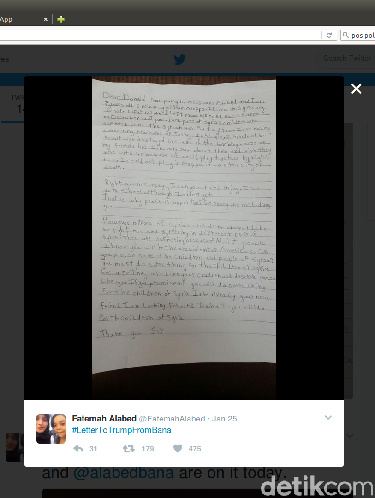 Screenshot akun Twitter ibu Bana, Fatemah Alabed