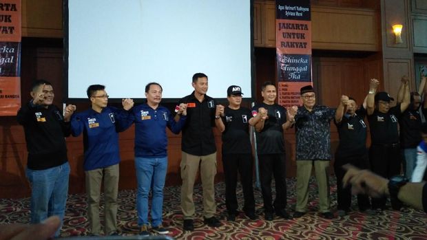 Agus Yudhoyono dapat deklarasi dukungan 7 partai non-parlemen.