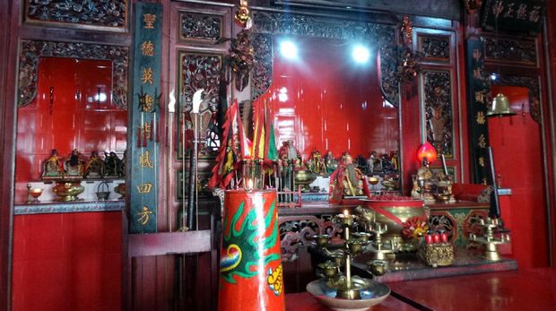 Bangunan kelenteng masih asli seperti pertama kali dibangun pada 1898 (Wahyu/detikTravel)