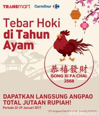 Transmart Carrefour Tebar Hoki di Tahun Ayam Api