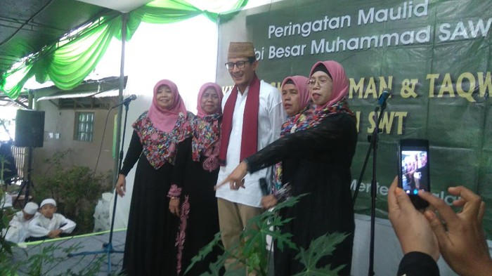 Sandiaga: Pilih Pemimpin yang Selalu Ada di Tengah Masyarakat