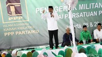 Cawagub DKI Jakarta nomor urut 2, Djarot Saiful Hidayat turut menghadiri acara yang digelar Partai Persatuan Pembangunan (PPP) di Jakarta, Sabtu (28/1/2017).