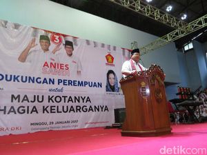 Kampanye di Depan Ibu-ibu Pendukung Anies, Prabowo Mengaku Grogi
