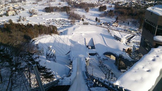 Mengunjungi Hakuba Ski Jump Stadium