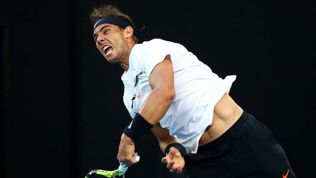 Rafael Nadal memaksa Roger Federer menjalani rubber game