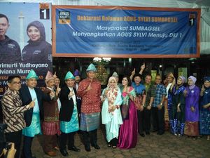 Didukung Relawan Sumbagsel, Agus: Saya dan Sylvi Kombinasi Unik