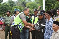 Baksos di Megamendung, Bogor, Sabtu (28/1).