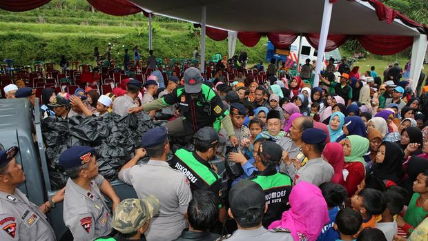 Baksos di Megamendung, Bogor, Sabtu (28/1).