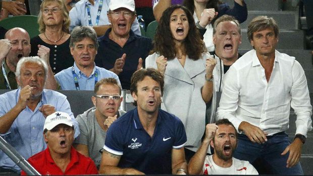 Maria Francisca Perello, kekasih Rafael nadal di tribun penonton