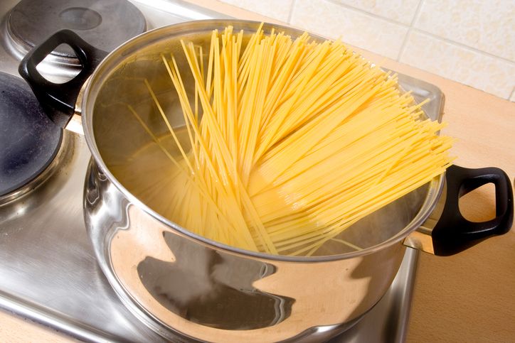 Spaghetti with tomato sauce