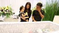 Ia juga turut mengajak putrinya, Thalia. Pool/Palevi S/detikFoto.
