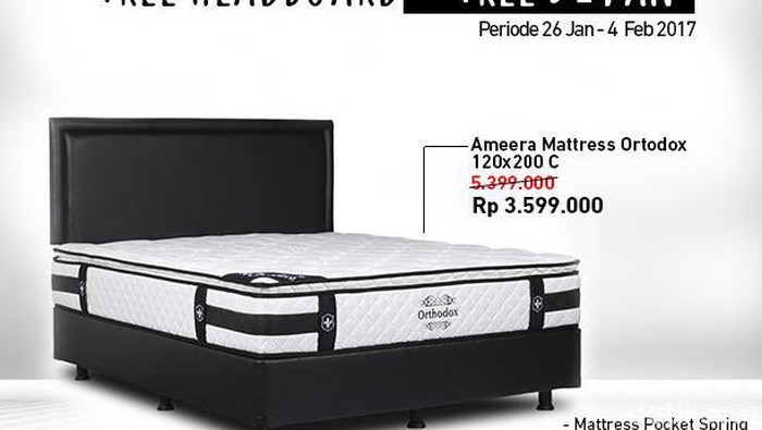 Promo Peralatan Tidur Hingga 50% di Transmart dan Carrefour