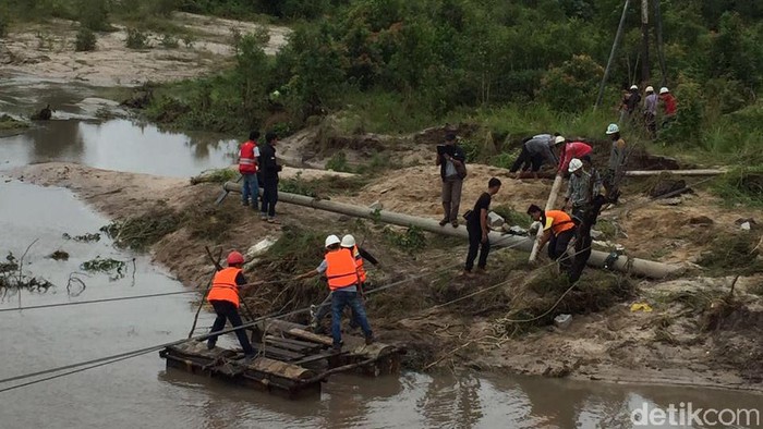 Pasokan Listrik di Wilayah Bangka Ini Pulih Pasca Banjir